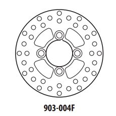 Brzdový kotouč GOLDFREN 903-004F přední 160,6 mm