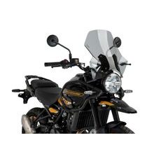 PLEXI ŠTÍT PUIG ADJUSTABLE 22113H KOUŘOVÁ - PLEXI ŠTÍTY - NA MOTORKU