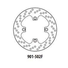 Brzdový kotouč GOLDFREN 901-502F přední 240 mm