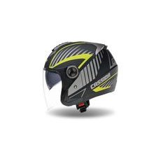 CASSIDA HELMA MAGNUM - ŽLUTÁ FLUO - OTEVŘENÉ HELMY - NA MOTORKÁŘE