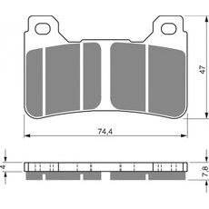 Brzdové destičky GOLDFREN 214 S3