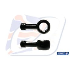 BANJO VENHILL POWERHOSEPLUS 3/60088/BLACK STRAIGHT ČERNÝ - LANKA A HADICE - NA MOTORKU