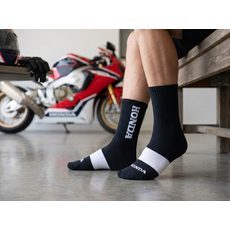 HONDA PONOŽKY LOGO - ČERNÉ - DÁRKY PRO FANOUŠKY HONDA - NA MOTORKÁŘE