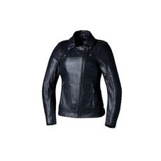 DÁMSKÁ KOŽENÁ BUNDA RST RIPLEY 2 CE / JKT 3191 - ČERNÁ - KOŽENÉ BUNDY - NA MOTORKÁŘE