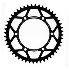 ŘETĚZOVÁ ROZETA SUPERSPROX RFE-859:48-BLK ČERNÝ 48 ZUBŮ, 530 - OCELOVÉ - NA MOTORKU