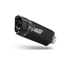 VÝFUK KOMPLETNÍ 2X1 MIVV SR-1 Y.080.LR1TB ČERNÝ TITAN - DVOJITÉ VÝFUKY - NA MOTORKU