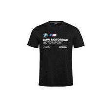 TRIČKO BMW S LOGEM M MOTORSPORT - ČERNÉ - TRIČKA - NA MOTORKÁŘE