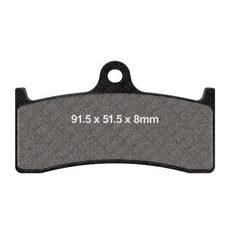 BRZDOVÉ DESTIČKY EBC FA424 - PŘEDNÍ - NA MOTORKU