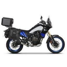 Kompletní sada bočních adventure brašen SHAD TERRA TR40 a černého hliníkového 55L topcase, včetně montážní sady SHAD YAMAHA Tenere 700 XTZ690