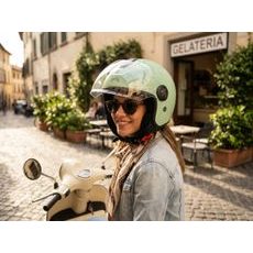 OTEVŘENÁ HELMA GMS GELATO ZG11501 PISTÁCIOVÁ - OTEVŘENÉ HELMY - NA MOTORKÁŘE