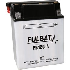 Konvenční motocyklová baterie FULBAT FB12C-A (YB12C-A) Včetně balení kyseliny