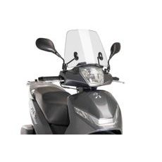PLEXI ŠTÍT PUIG TRAFIC 9967W PRŮHLEDNÝ - PRO SKÚTRY - NA MOTORKU