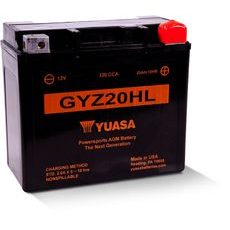 Továrně aktivovaná motocyklová baterie YUASA GYZ20HL