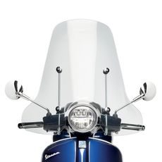 ČELNÍ SKLO ČIRÉ VYSOKÉ PRO VESPA GTS HPE OD MY2019 - PRO SKÚTRY - NA MOTORKU