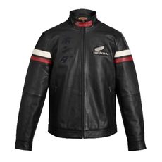 HONDA KOŽENÁ BUNDA CLASSICAL HERITAGE - ČERNÁ 2026 - VOLNÝ ČAS - NA MOTORKÁŘE