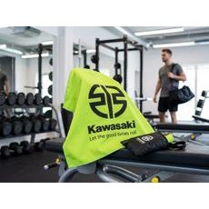 RUČNÍK DO POSILOVNY KAWASAKI - DÁRKY PRO FANOUŠKY KAWASAKI - NA MOTORKÁŘE