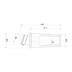 Kónické vzduchové filtry BMC BMC FMSA60-100 Polyurethane Top