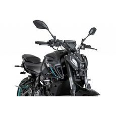 SPOILERY PUIG D12 22459J MATNÁ ČERNÁ - PLEXI ŠTÍTY - NA MOTORKU
