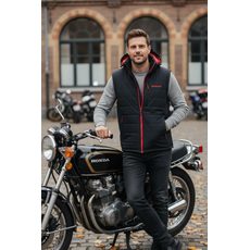 HONDA DÁMSKÉ TRIKO RACING - ČERVENÁ/MODRÁ - NA MOTORKÁŘE