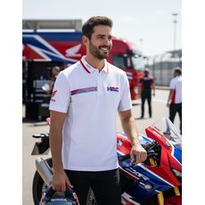 HONDA DÁMSKÉ TRIKO RACING - ČERVENÁ/MODRÁ - NA MOTORKÁŘE