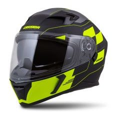 CASSIDA HELMA INTEGRAL 3.0 ROXOR - ŽLUTÁ - SE SLUNEČNÍ CLONOU - NA MOTORKÁŘE