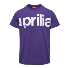 PÁNSKÉ TRIČKO APRILIA BIG LOGO - FIALOVÁ - TRIČKA - NA MOTORKÁŘE