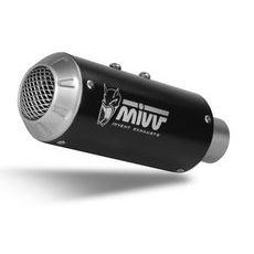 VÝFUK KOMPLETNÍ 2X1 MIVV MK3 K.044.SM3B ČERNÁ OCEL - VÝFUKY - NA MOTORKU