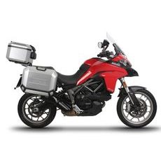 Kompletní sada hliníkových kufrů SHAD TERRA, 37L topcase 47L/47L boční kufry, včetně montážní sady a plotny SHAD DUCATI MULTISTRADA 950 / 1200 / 1260