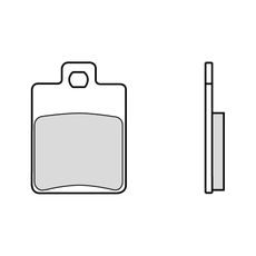 BRZDOVÉ DESTIČKY BREMBO 07019 BRZDOVÉ DESTIČKY PRO SKÚTRY CC - BRZDOVÉ DESTIČKY - NA MOTORKU