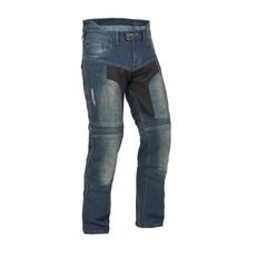 KEVLAROVÉ MOTO JEANSY MBW MARK PÁNSKÉ - MODRÉ - KEVLAROVÉ KALHOTY - NA MOTORKÁŘE
