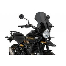 PLEXI ŠTÍT PUIG ADJUSTABLE 22113F TMAVÁ KOUŘOVÁ - PLEXI ŠTÍTY - NA MOTORKU