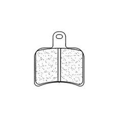 BRZDOVÉ DESTIČKY CL BRAKES 2922 RX3 - ZADNÍ - NA MOTORKU