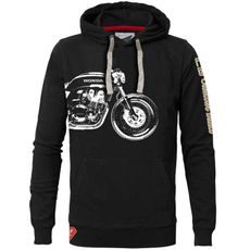 HONDA MIKINA S KAPUCOU CUSTOM - ČERNÁ 2026 - DÁRKY PRO FANOUŠKY HONDA - NA MOTORKÁŘE