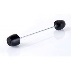 PÁDOVÉ PROTEKTORY DO OSY KOLA PUIG PHB19 20114N ČERNÝ WITHOUT COLOR CAPS, REAR - PADACÍ PROTEKTORY - NA MOTORKU