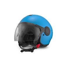 OTEVŘENÁ PŘILBA VESPA ARGENTARIO - SVĚTLE MODRÁ - HELMY NA SKÚTR - NA MOTORKÁŘE