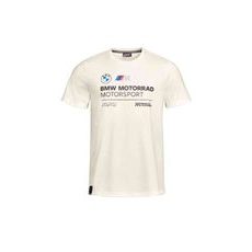 TRIČKO BMW S LOGEM M MOTORSPORT - BÍLÉ - TRIČKA - NA MOTORKÁŘE