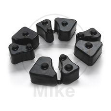 SADA TLUMIČŮ ZÁBĚRU ZADNÍ ROZETY TOURMAX 4 DÍLNÁ SADA - ROZETY - NA MOTORKU