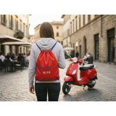 VAK NA ZÁDA VESPA - ČERVENÁ - BATOHY A TAŠKY - NA MOTORKÁŘE