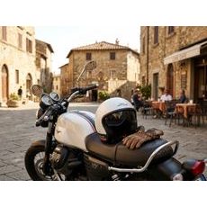 TRIČKO MOTO GUZZI AVIAZIONE NAVALE - BÍLÁ - TRIČKA - NA MOTORKÁŘE