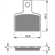Brzdové destičky GOLDFREN 282 AD