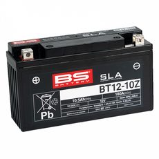TOVÁRNĚ AKTIVOVANÁ MOTOCYKLOVÁ BATERIE BS-BATTERY BT12-10Z (FA) - TOVÁRNĚ AKTIVOVANÉ - NA MOTORKU