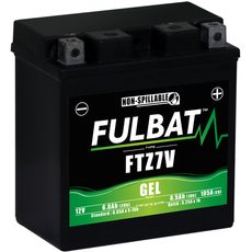 GELOVÁ BATERIE FULBAT FTZ7V GEL - TOVÁRNĚ AKTIVOVANÉ - NA MOTORKU