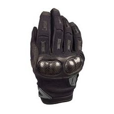Letní textilní rukavice YOKO STRIITTI - černá/šedá