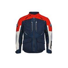 BUNDA BMW GS RALLYE GORE-TEX - ČERVENO-MODRÁ - TEXTILNÍ BUNDY - NA MOTORKÁŘE