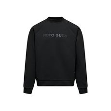 MG ESSENTIAL SWEATSHIRT MAN - ČERNÁ - DÁRKY PRO FANOUŠKY MOTO GUZZI - NA MOTORKÁŘE
