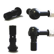 BANJO ŠROUB VENHILL POWERHOSEPLUS 210125D/BLACK 10X1.25MM ČERNÝ - LANKA A HADICE - NA MOTORKU