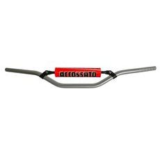 ŘÍDÍTKA ACCOSSATO HLINÍK, 22MM STŘÍBRNÁ - ŘIDÍTKA A PŘÍSLUŠENSTVÍ - NA MOTORKU