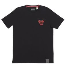 DÁMSKÉ TRIČKO MOTO GUZZI CLASSIC BLACK - TRIČKA - NA MOTORKÁŘE