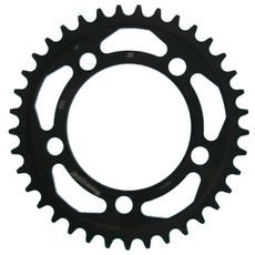 ŘETĚZOVÁ ROZETA SUPERSPROX RFE-991:37-BLK ČERNÝ 37 ZUBŮ, 525 - OCELOVÉ - NA MOTORKU