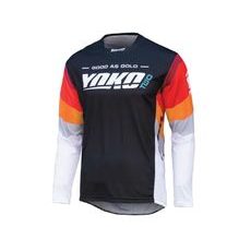 Motokrosový dres YOKO TWO černo/bílo/červené